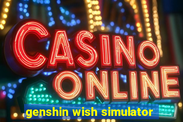 genshin wish simulator